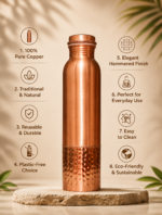Artisanal Copper Bottle - 1 - Image 2